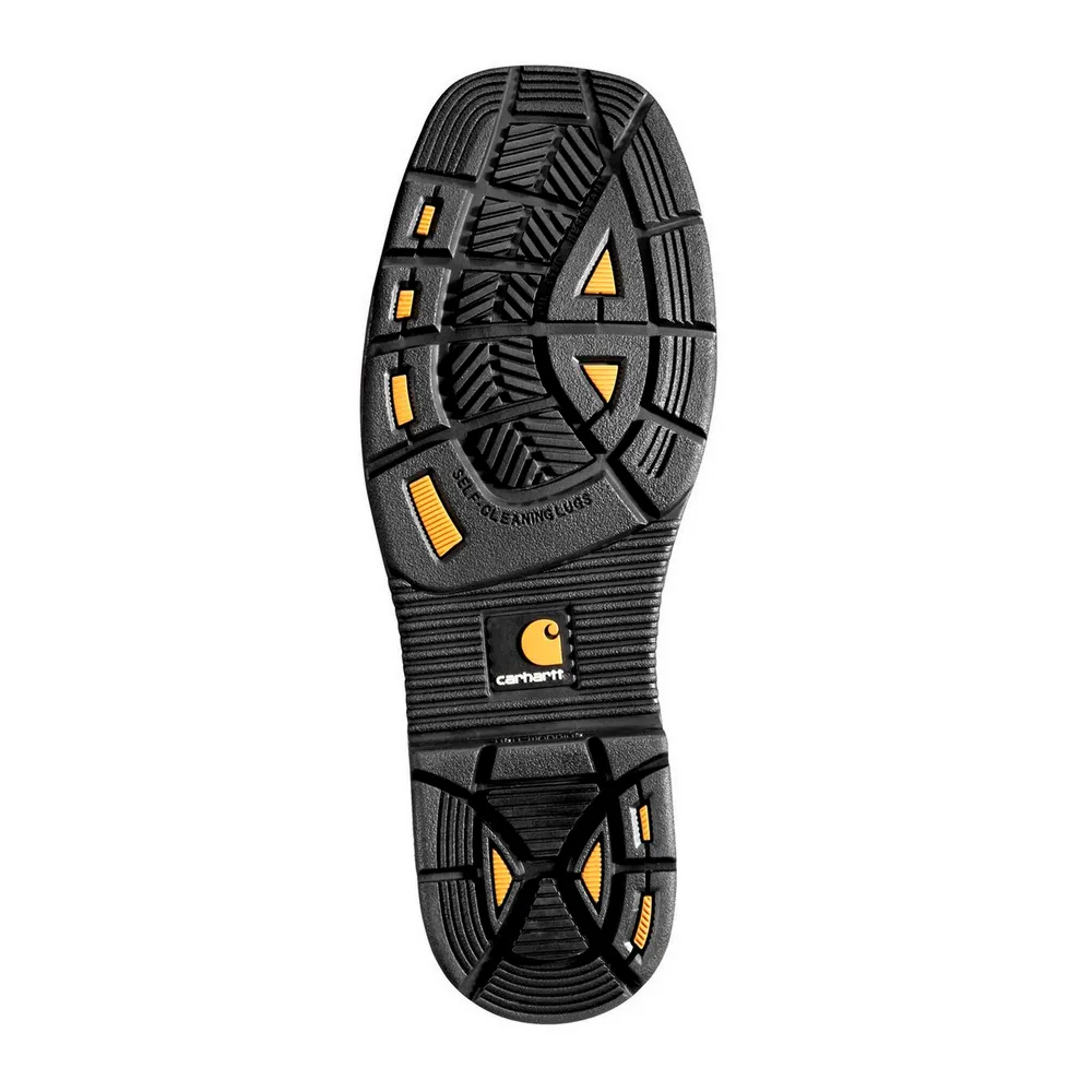 11-INCH MUD WELLINGTON SQUARE STEEL TOE BOOT - BRNBLK-Brown And Black Lthr | Carhartt CMP1258