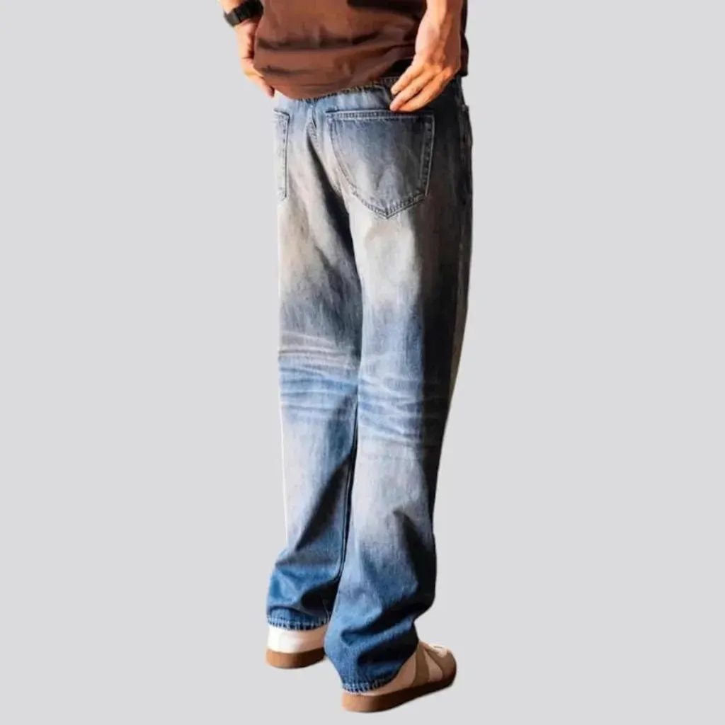 90s high-waist jeans
 for men