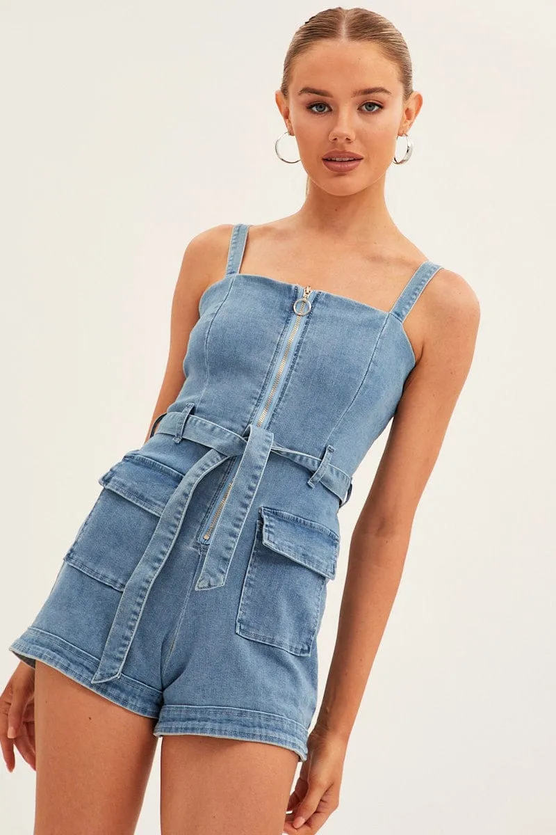 Blue Denim Overall