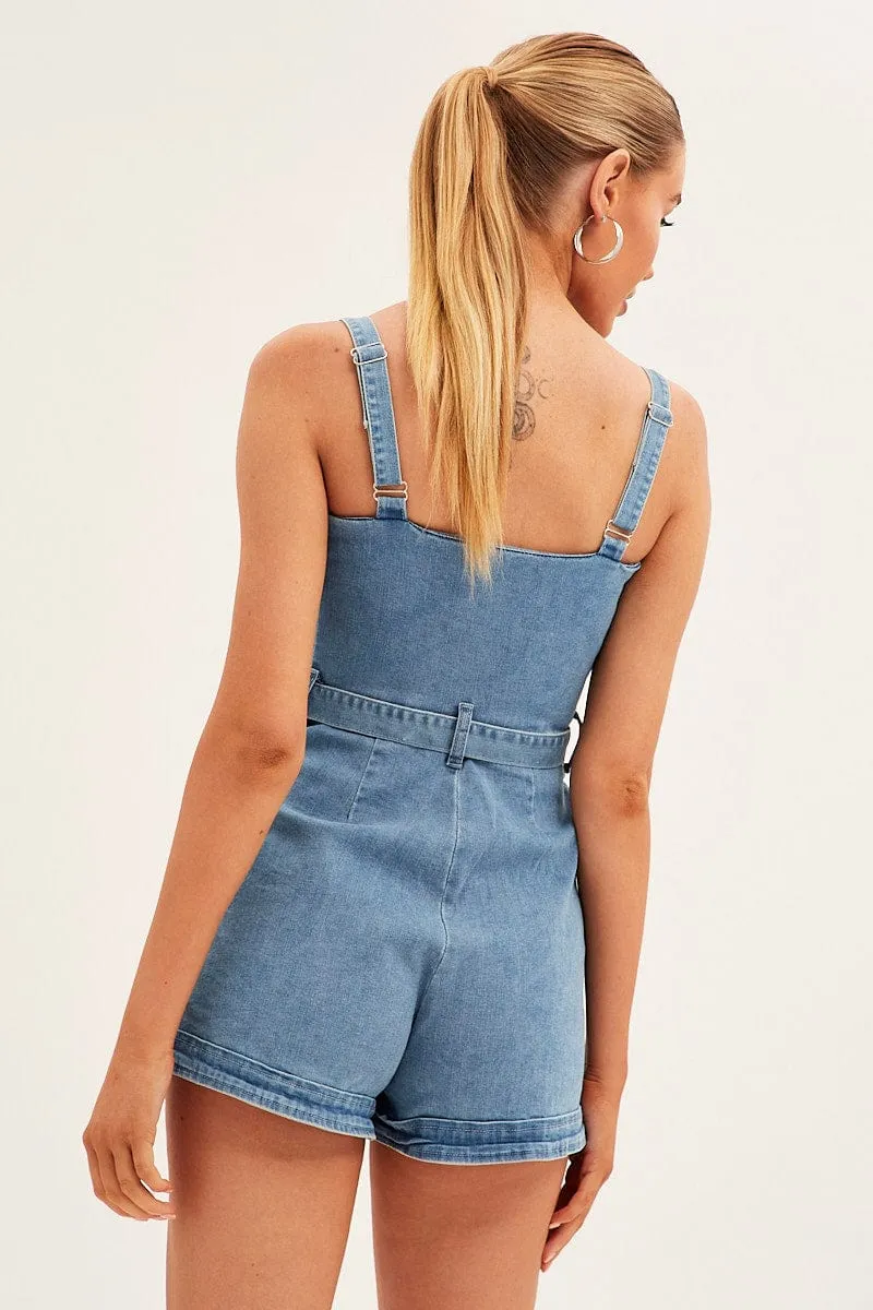 Blue Denim Overall