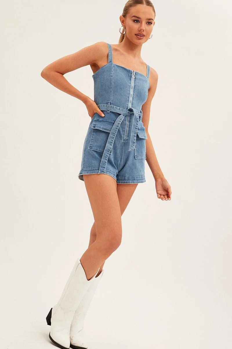 Blue Denim Overall