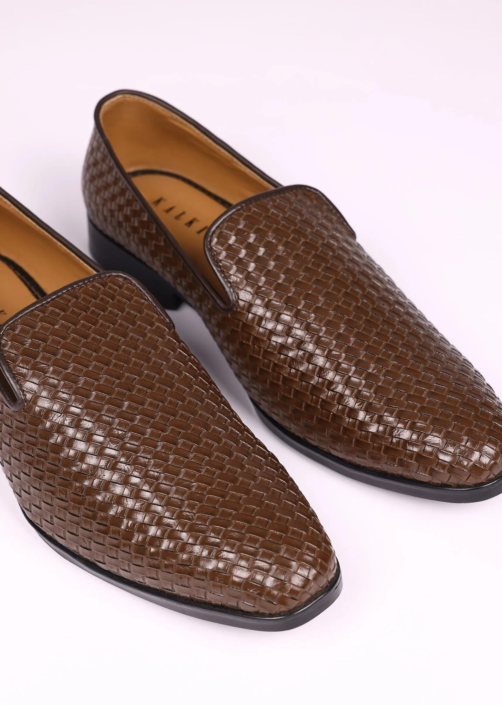 Brown Vegan Leather Jutti