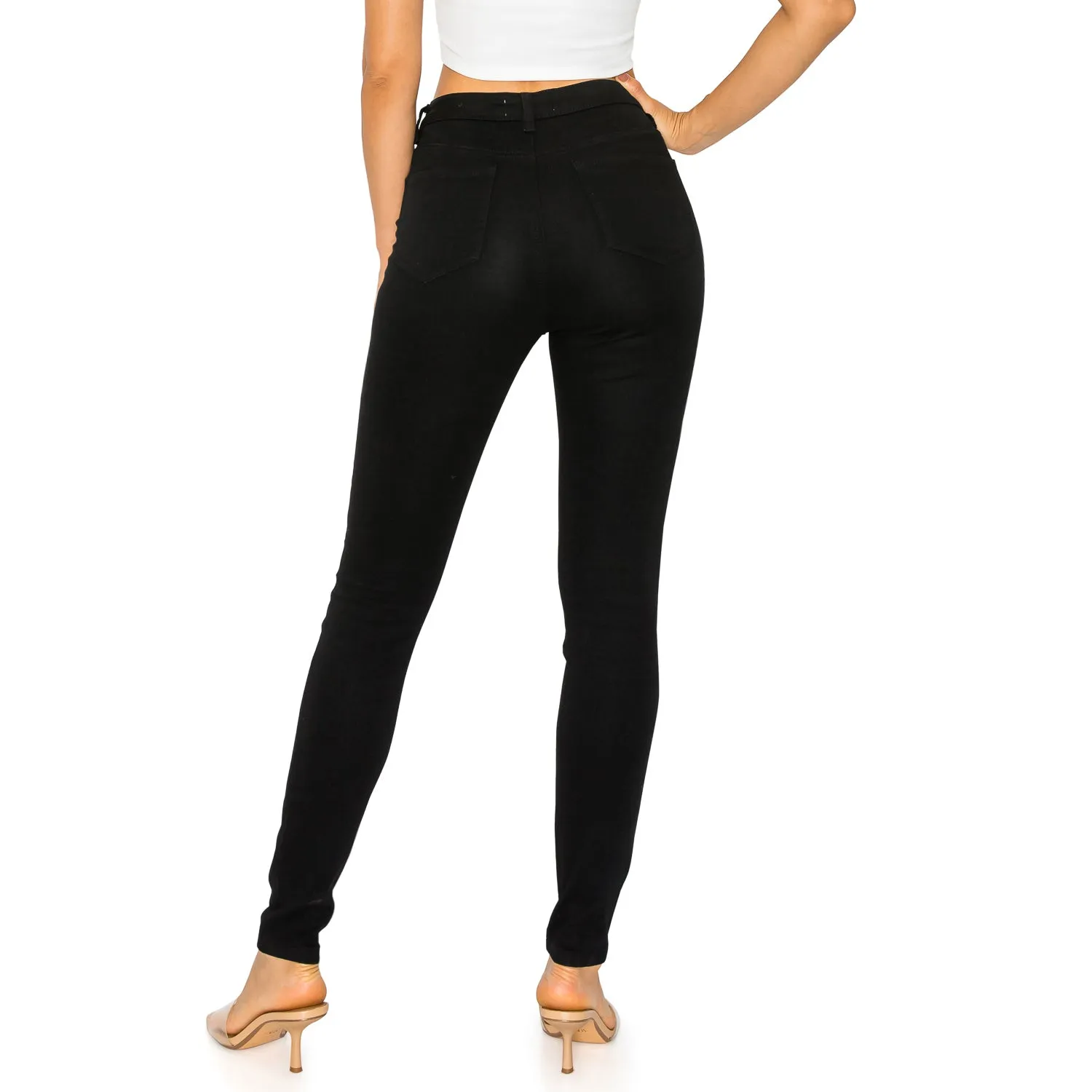 Denim Daydream Hermosa High-Rise Skinny Jeans - Black