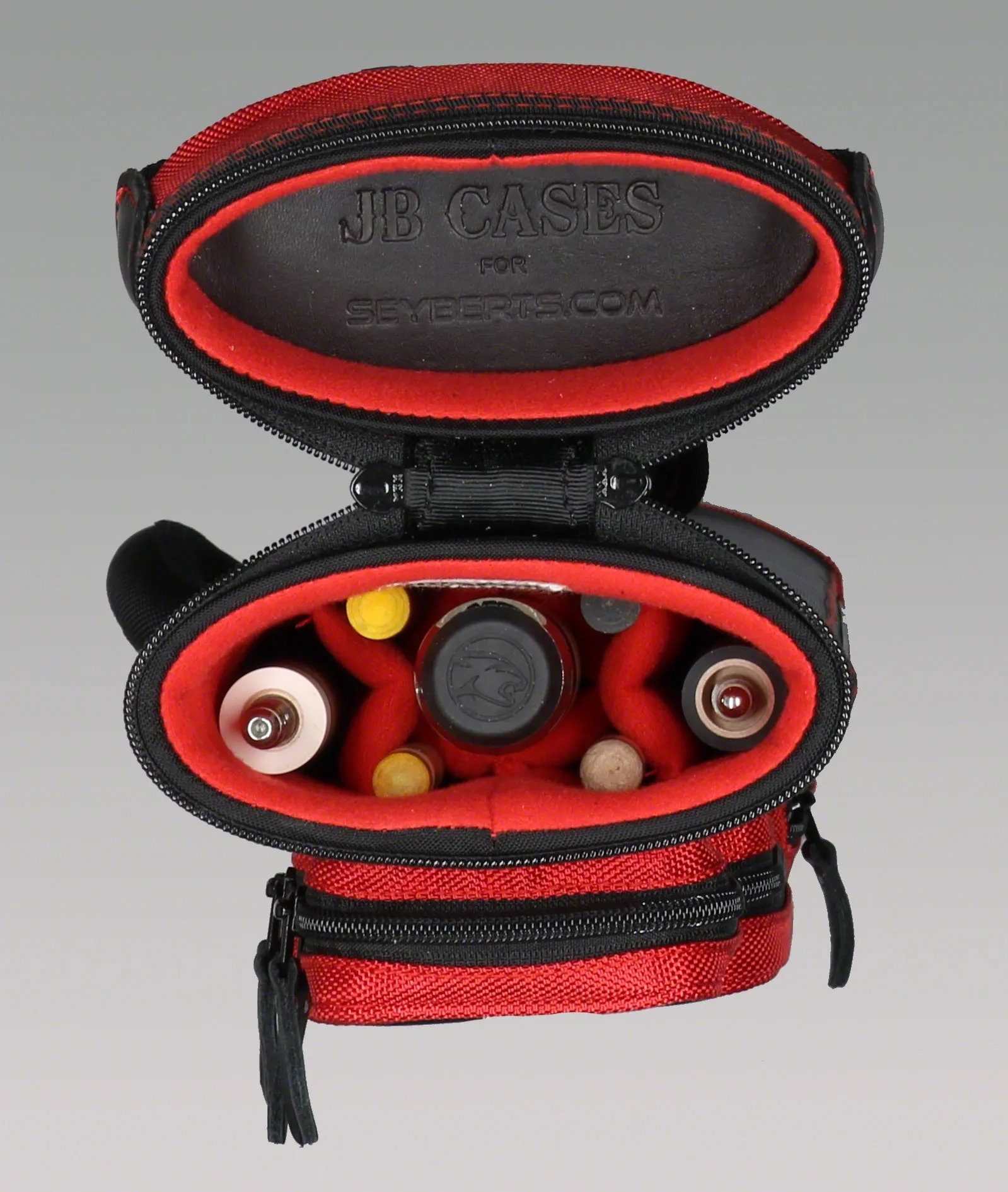JB Ultimate Rugged Black/Red Pool Cue Case - URBKRD