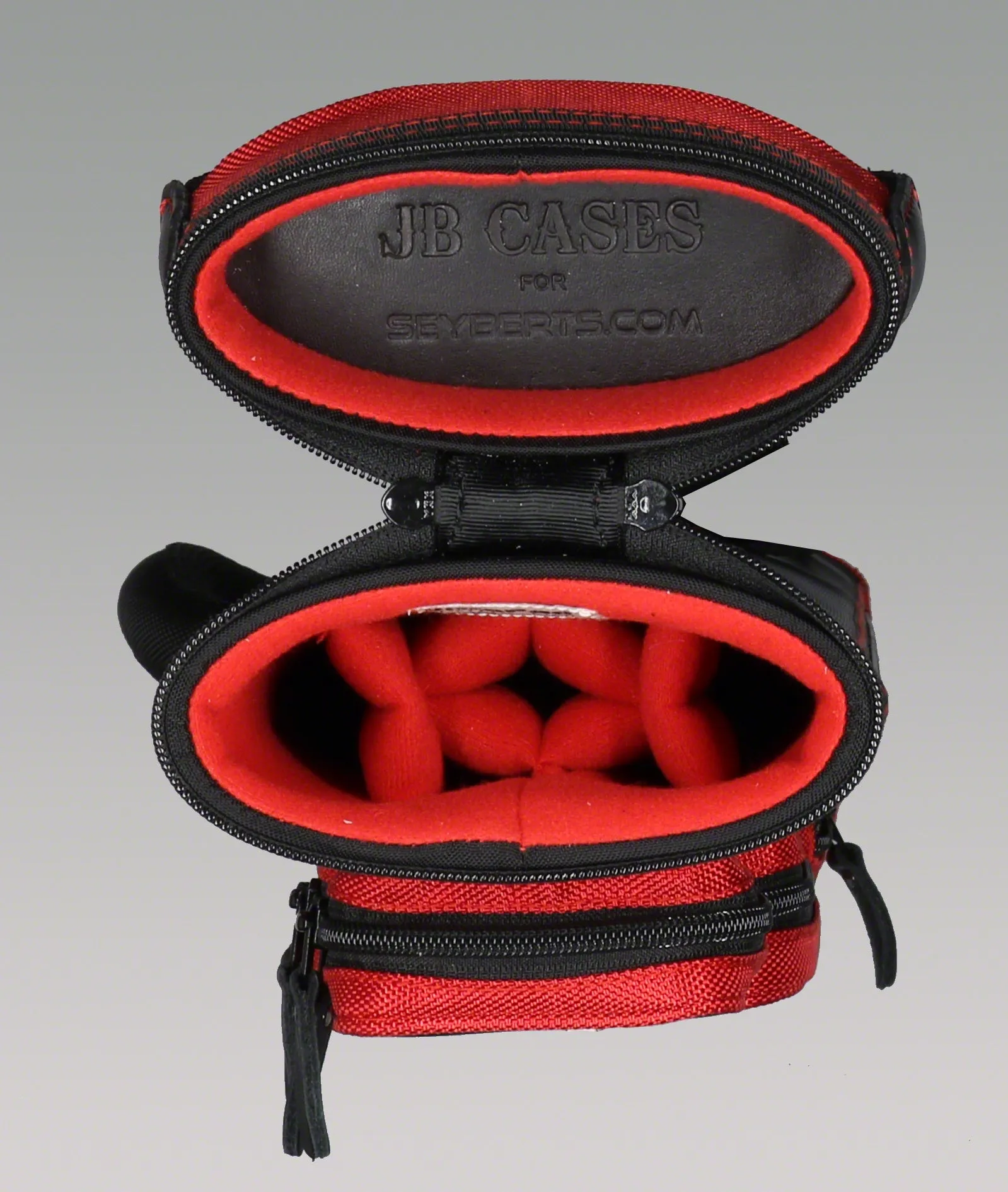 JB Ultimate Rugged Black/Red Pool Cue Case - URBKRD
