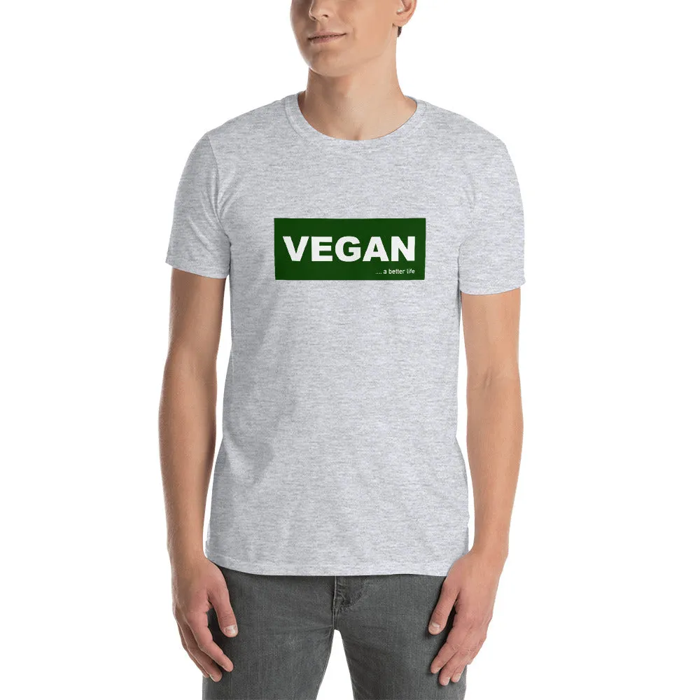Loud Vegan Green Vegan Short-Sleeve Unisex T-Shirt