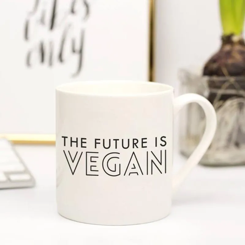 Personalised 'The Future Is Vegan' Mug