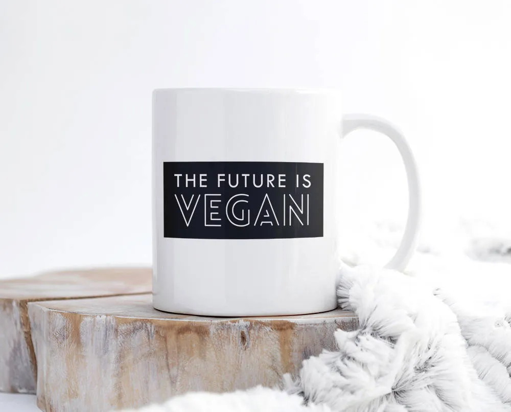 Personalised 'The Future Is Vegan' Mug