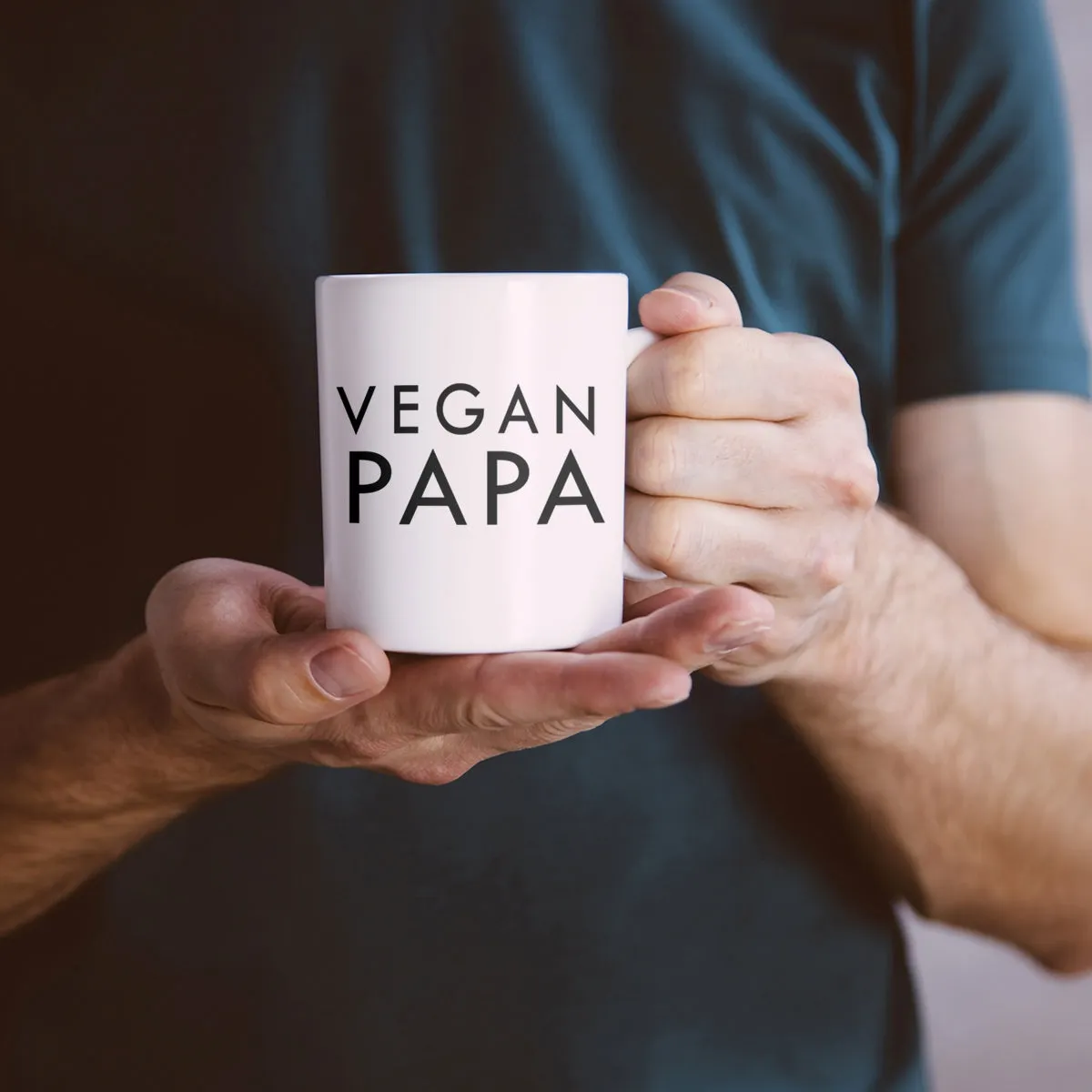 Personalised 'Vegan Papa' Mug