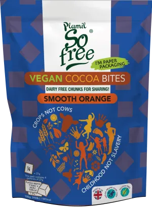 Plamil So Free Vegan Cocoa Bites Smooth Orange 108g
