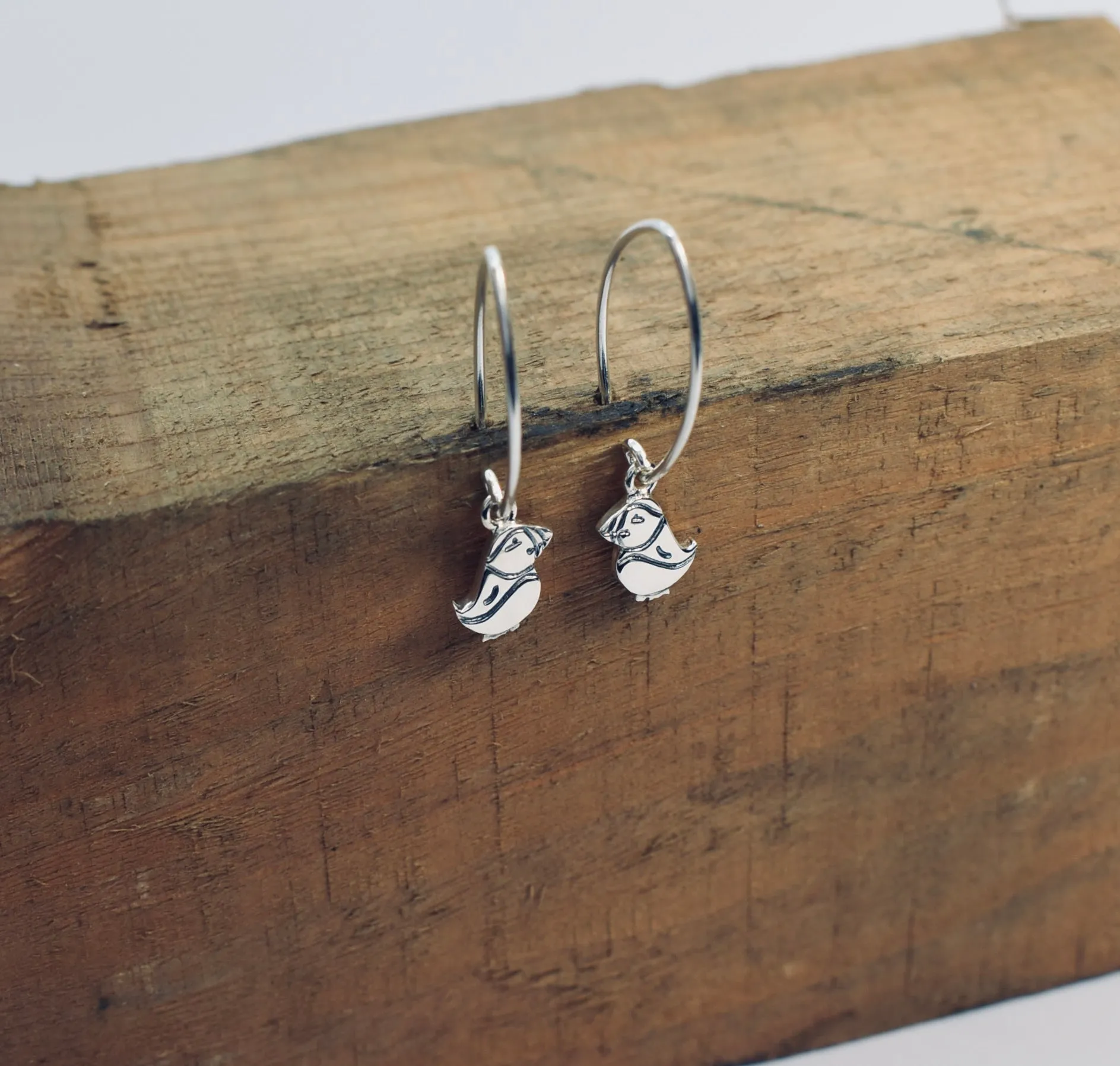 Puffin Drop Earrings