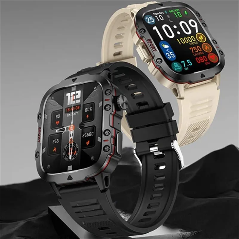 ⌚️Rugged Outdoor Smart Watch - 100  Sports Modes