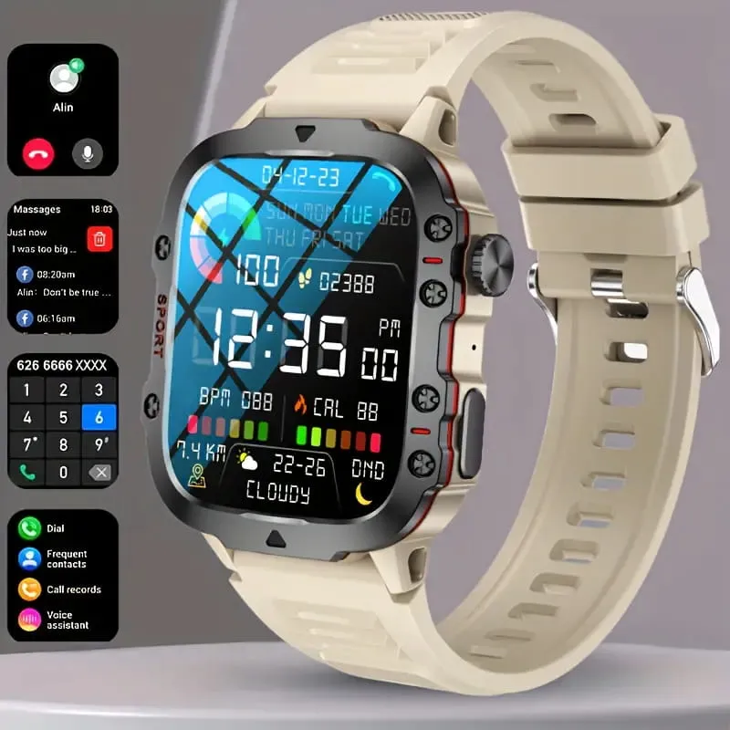 ⌚️Rugged Outdoor Smart Watch - 100  Sports Modes
