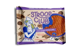 Stroop Club Organic Chai Caramel Stroopwafels 60g