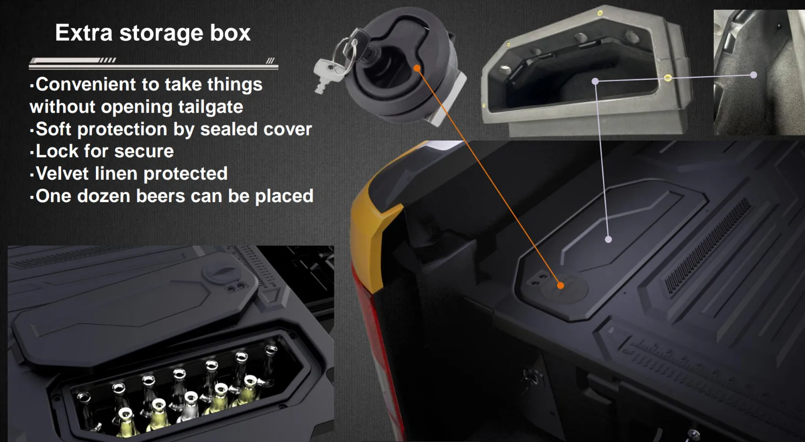 Toyota Hilux REVO SR (J Deck) DC 2015-2025 Weatherproof Drawer System