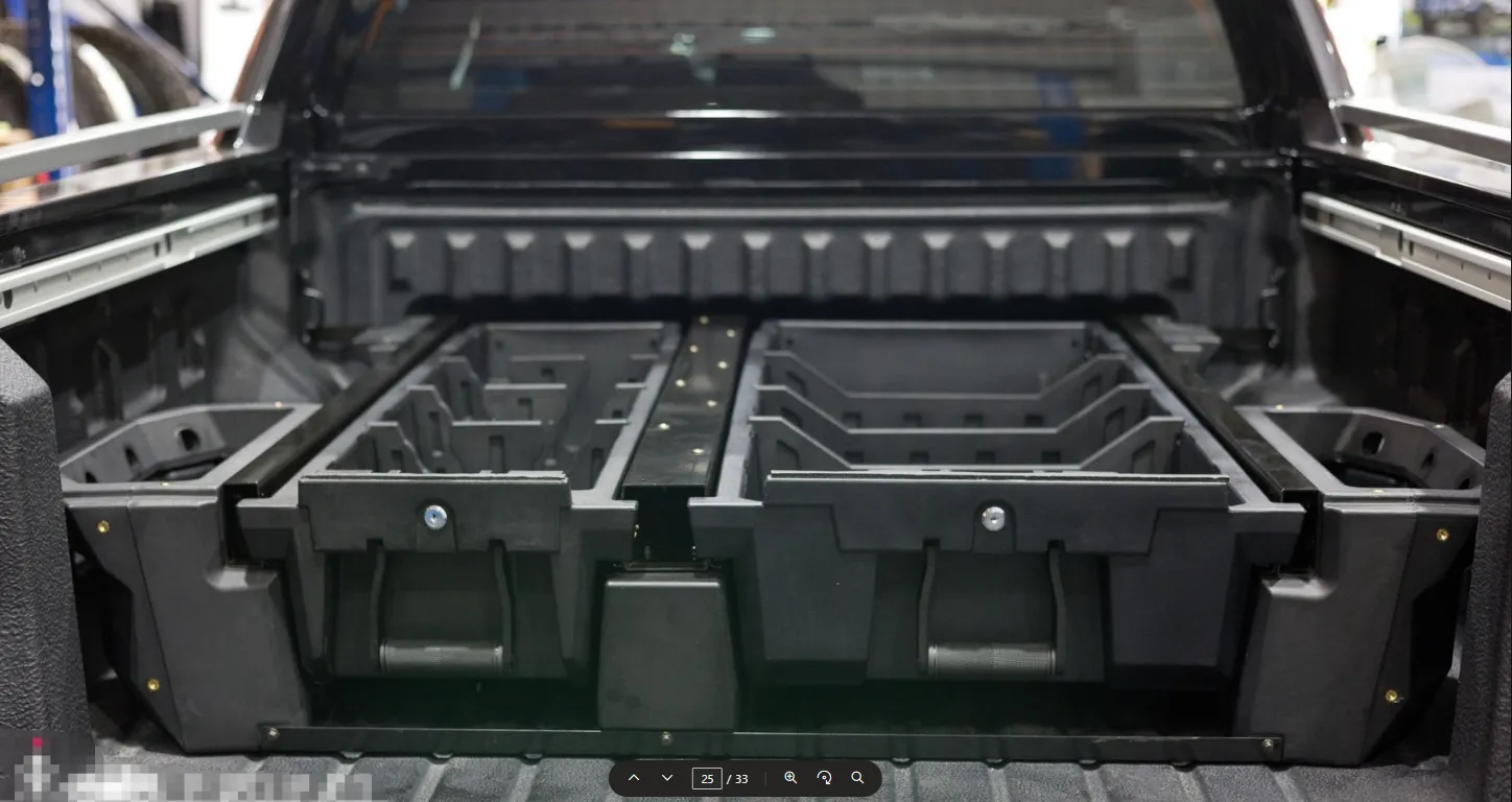 Toyota Hilux REVO SR (J Deck) DC 2015-2025 Weatherproof Drawer System