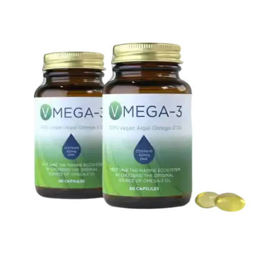 V-Omega3 Algal Oil (Two Bottle Deal)