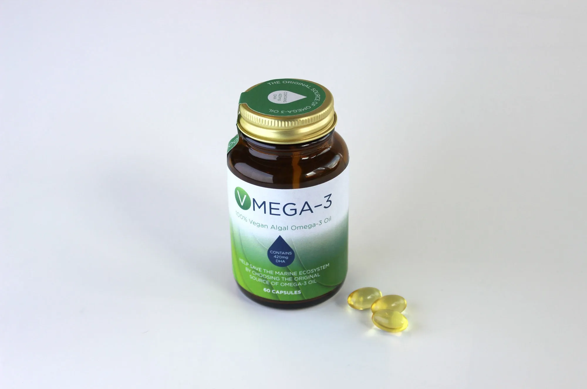 V-Omega3 Algal Oil (Two Bottle Deal)